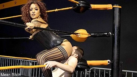 Daisy Ducati And Slave Fluffy In Mean Wrestling Federation Presents Vs Fluffy